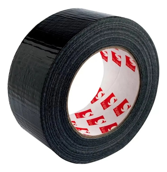 Cinta Duct Tape Negra Multiuso 50 m.