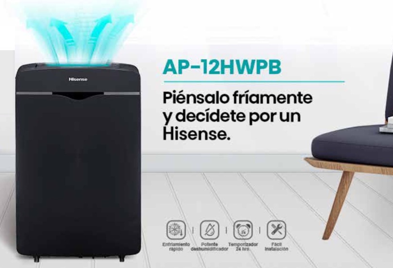 Aire Acondicionado Portátil Hisense 12000 BTU
